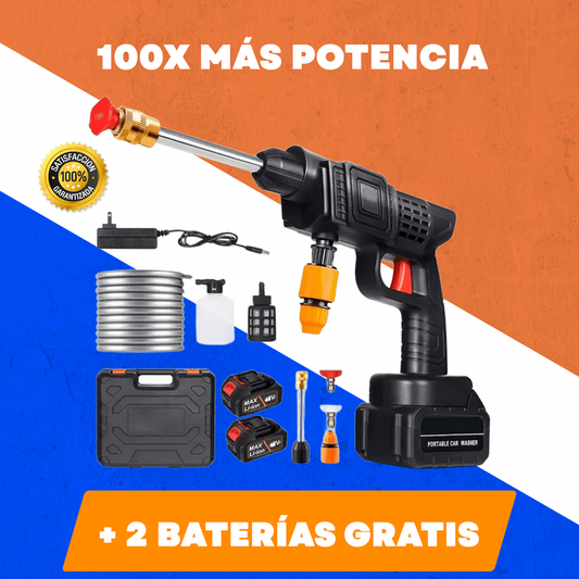 UltraJet™ - Hidrolavadora Portatil y Recargable + 2 Batería 48v Gratis (LIQUIDACIÓN TOTAL POR CIERRE)