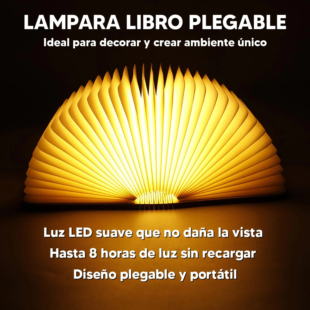 Lampara Libro Plegable USB