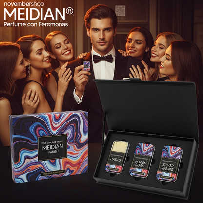 MEIDIAN® - Set 3 Perfumes Sólidos con Feromonas