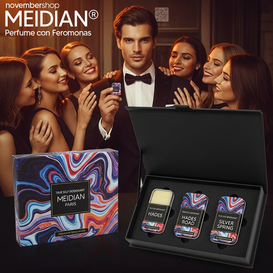 MEIDIAN® - Set 3 Perfumes Sólidos con Feromonas