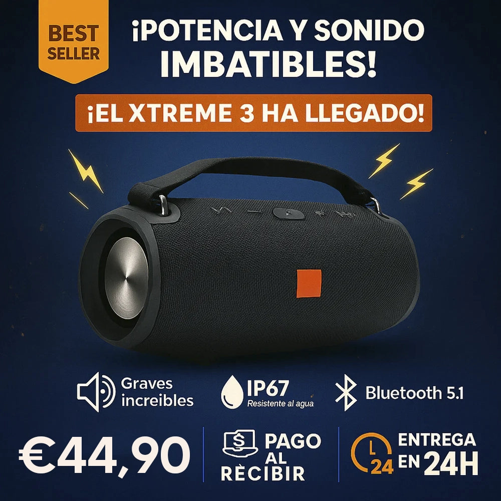 ¡POTENCIA Y SONIDO INCREÍBLE ¡El ALTAVOZ XTREME 3 XL HA LLEGADO! 🔊🛒
