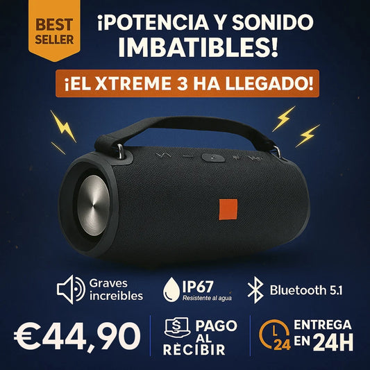 ¡POTENCIA Y SONIDO INCREÍBLE ¡El ALTAVOZ XTREME 3 XL HA LLEGADO! 🔊🛒