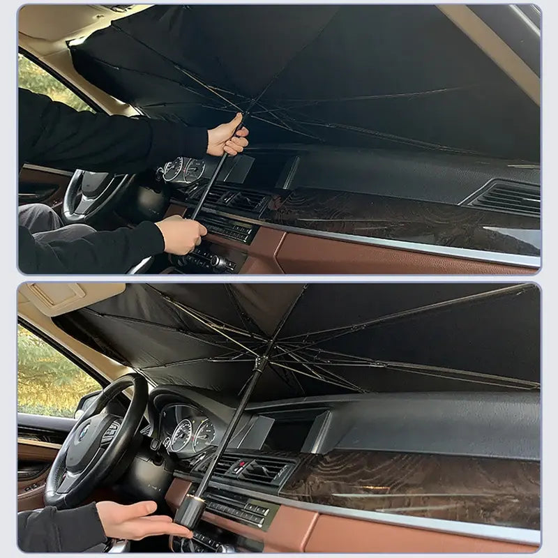 BrisaCar - Parasol plegable de coche universal