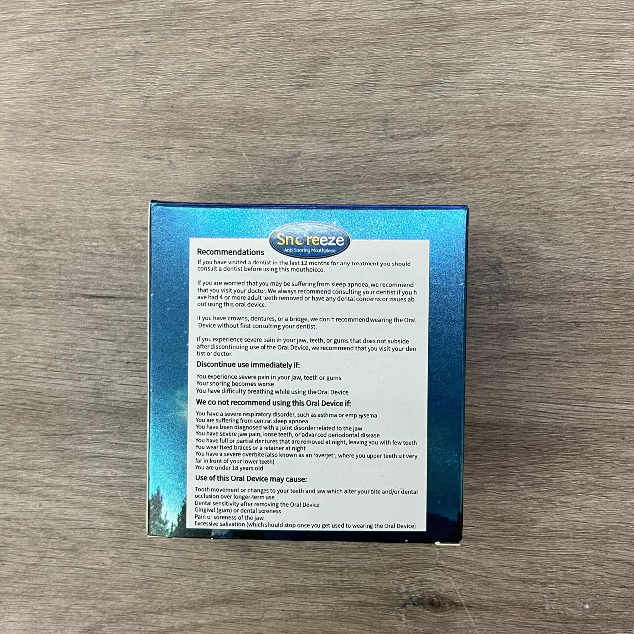 Protector Bucal Antirronquidos Snoreeze™ – Unisex