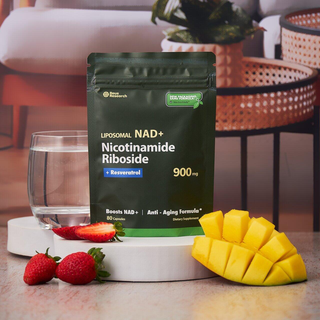 NAD+ Resveratol - Combate el envejecimiento con Liposomal