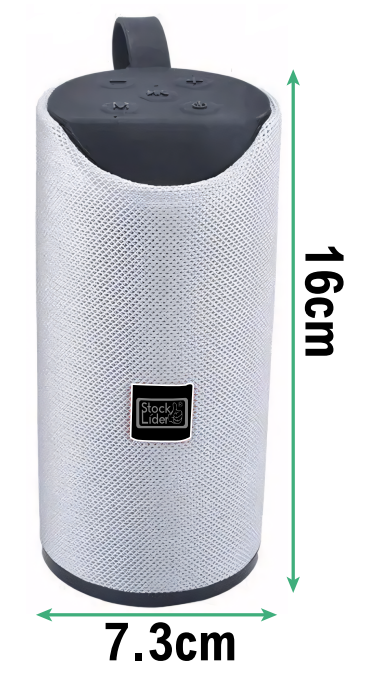 T113 PRO Altavoz Bluetooth 10W — Sonido 360°, Batería 4h y Soporte Móvil