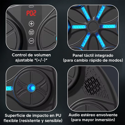PulseBox™ – Máquina de Boxeo con Bluetooth y 9 Modos de Entrenamiento + Guantes de Regalo