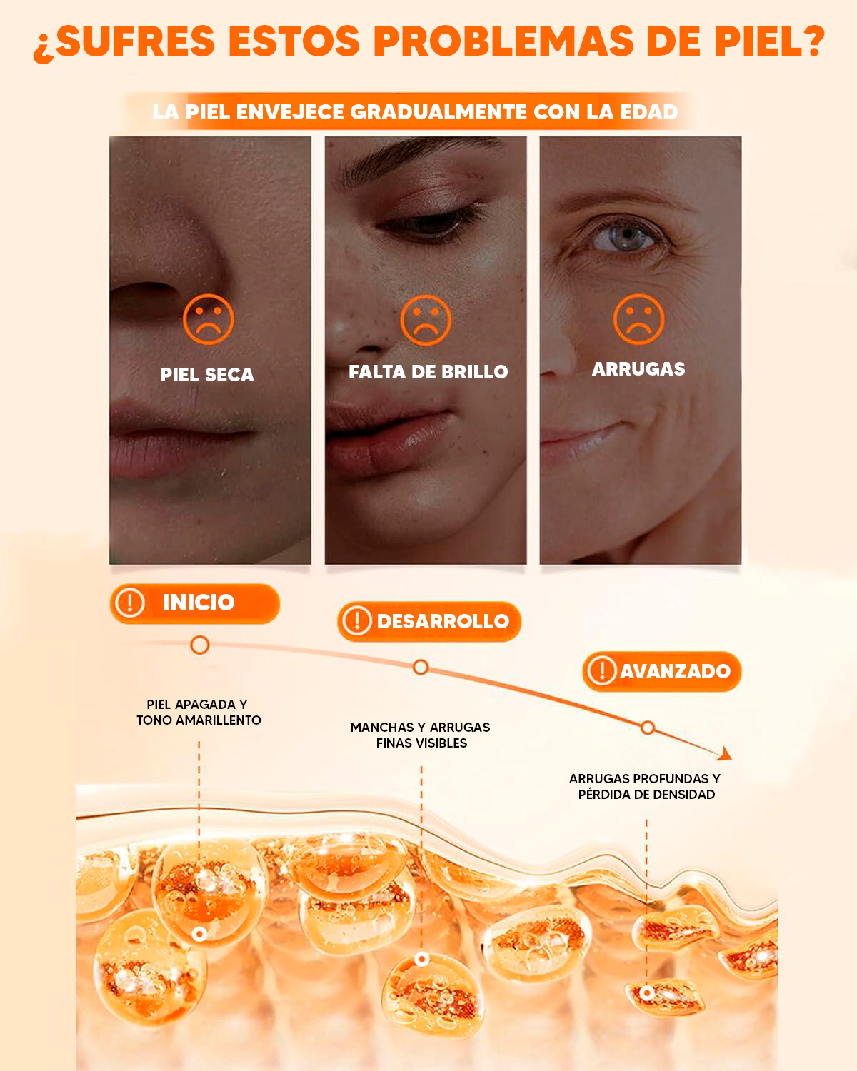 SADOER® Crema Blanqueadora 5 en 1 con Vitamina C + Niacinamida