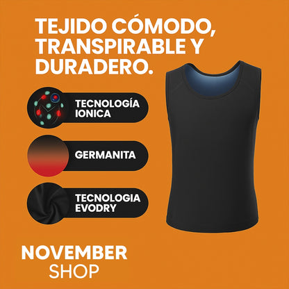 [COMPRA 1, LLEVA 2] MAXREDUCE - Camiseta Reductora - Tecnología Iónica e Infrarroja