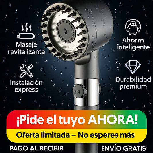 TurboSpa™ – Ducha Potente y Ahorro de Agua - 38% OFF